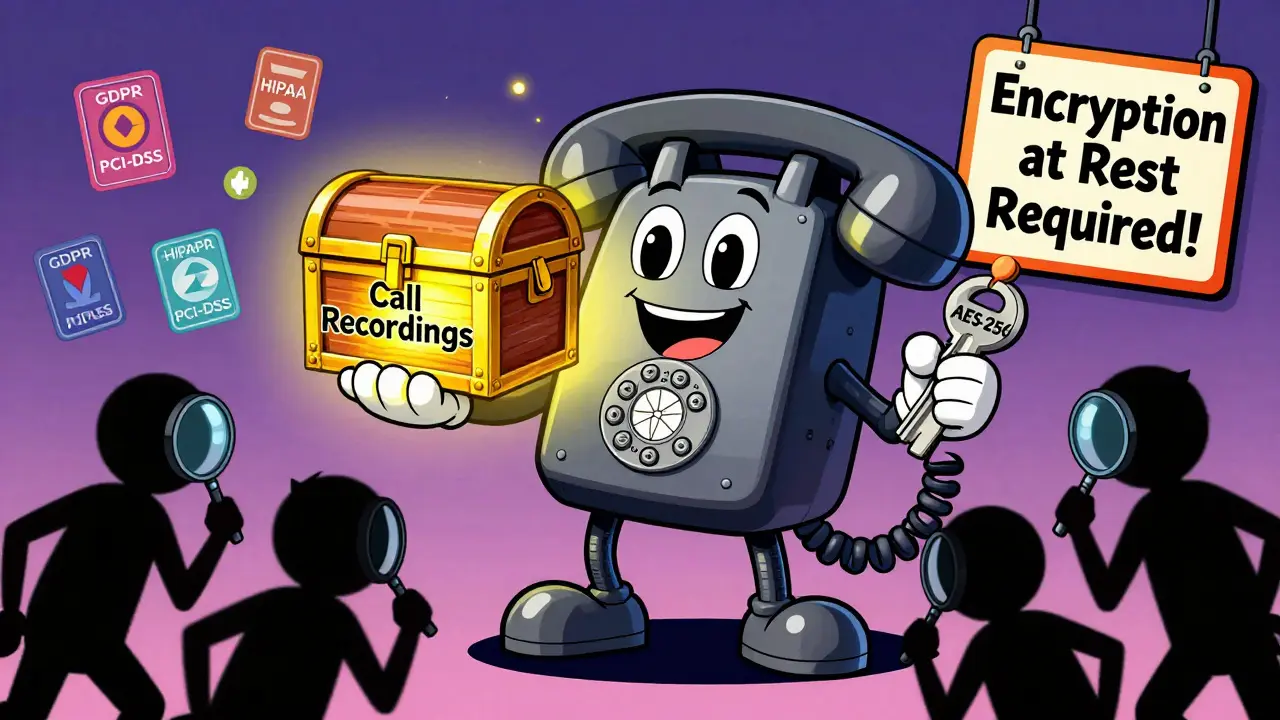 Call Recording Security in VoIP: How Encryption at Rest and Access Controls Protect Your Data