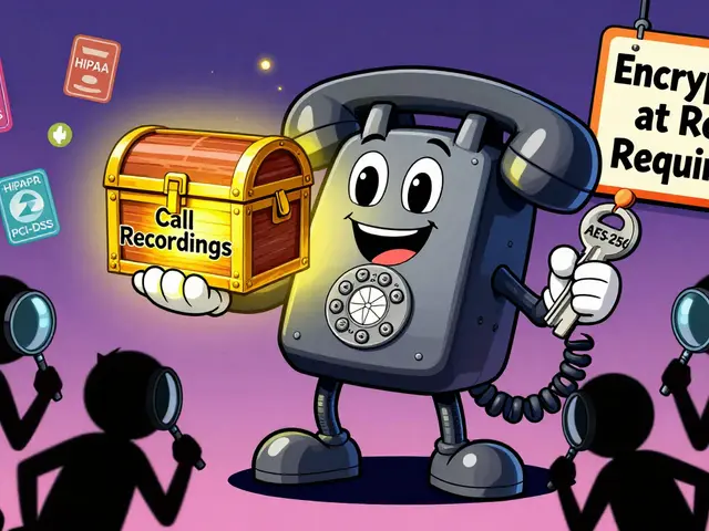 Call Recording Security in VoIP: How Encryption at Rest and Access Controls Protect Your Data