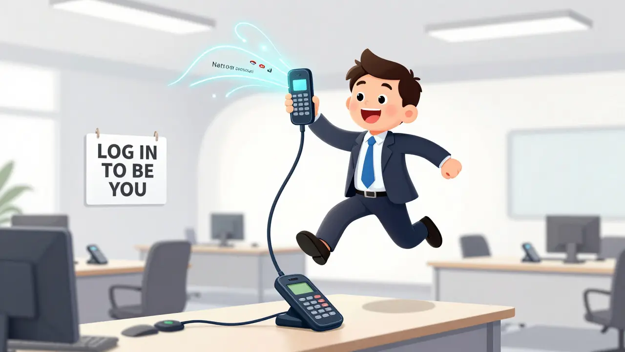 Hot Desking in VoIP: How Extension Mobility Lets You Log In Anywhere