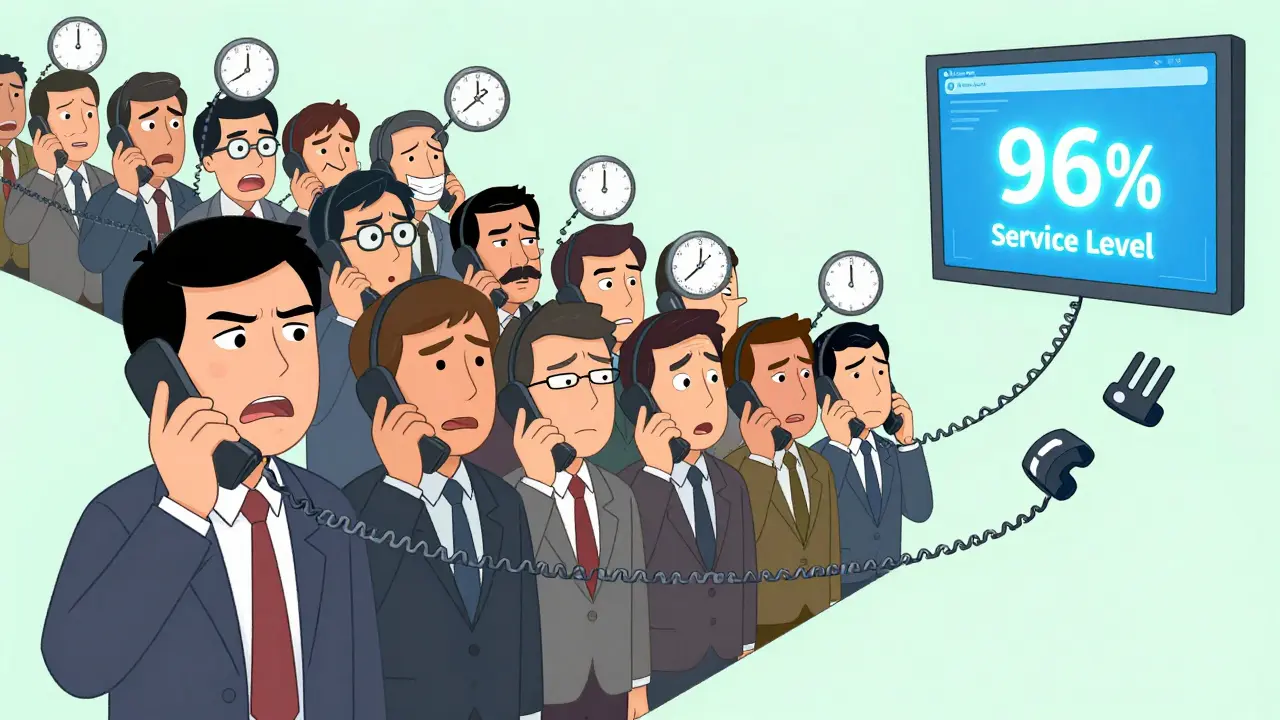 Queue Service Level in VoIP: Setting and Meeting SLA Targets