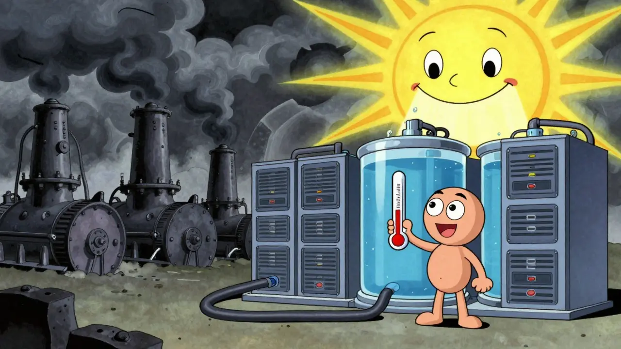 Rubber hose style miner happy with immersion cooling tech
