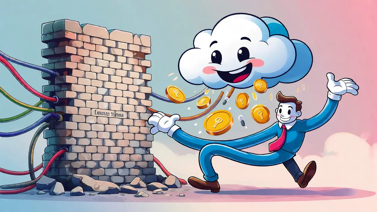 Cloud-based VoIP system liberating a business from old telecom walls.